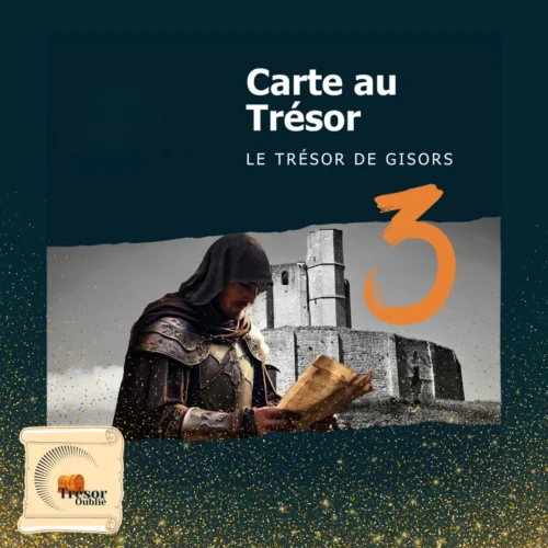 Partez à la recherche du trésor des templiers grâce à notre carte au trésor le trésor de Gisors