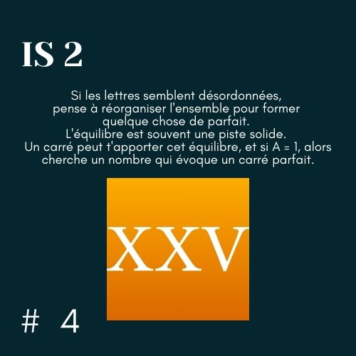 méthodologie le trésor de gisors énigme du grand maitre Is 2