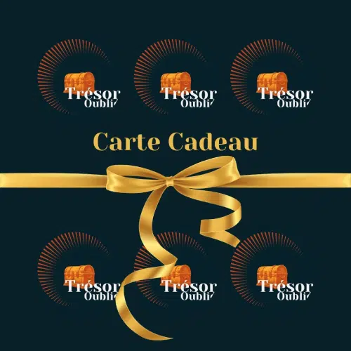 Carte cadeau chasse au trésor Trésor Oublié, une aventure mystérieuse à offrir en cadeau original