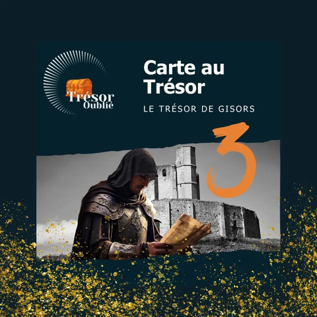 Carte cadeau Trésor Oublié pour découvrir le Trésor de Gisors, une aventure captivante de chasse au trésor à offrir en cadeau original