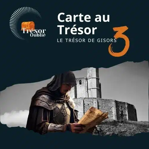 Illustration de l’épisode 3 de Trésor Oublié, une chasse au trésor captivante pour adultes en Normandie, mêlant histoire et énigmes.