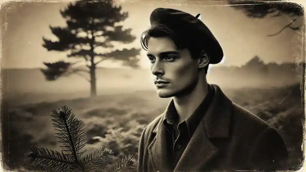 Image d'un résistant de la Seconde Guerre mondiale en forêt landaise, thème historique du Soluceum du Trésor d’Arjuzanx, escape game Résistance