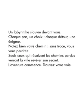 alt="Labyrinthe double en style médiéval, énigme des Chroniques du Vexin."