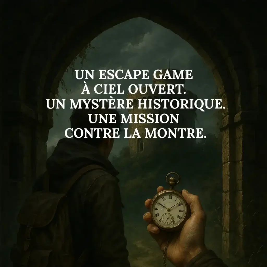 vue de Gisors – décor réel de l’escape game patrimonial et chasse au trésor papier